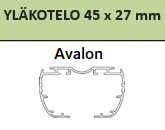 Pystylamellikiskon mitat